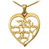 14k Gold Ani ledodi Heart pendant 14k Gold Ani ledodi Heart pendant