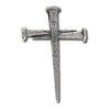 14kt White Gold Cross of Crucifixion Nails Pendant 1 inch