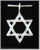 925 Sterling Silver Star of David Pendant & 18 inch sterling silver chain 925 Sterling Silver Star of David Pendant & 18 inch sterling silver chain