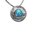 “Ani Le Dodi” Necklace Sterling Silver and Opal Scripture pendant from Israel “Ani Le Dodi” Necklace Sterling Silver and Opal Scripture pendant from Israel