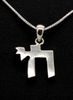 CHAI Life Hebrew pendant necklace 925 silver 18" Israel Jewish GOOD Luck protection CHAI Life Hebrew pendant necklace 925 silver 18" Israel Jewish GOOD Luck protection