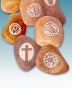Christian Stones from the Jordan River