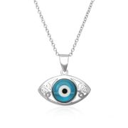 Evil Eye Pendant and Necklace Set 925 sterling silver gift boxed