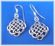 Flower of Life sterling silver earring set 1/2" each