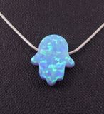 Hamsa Chamsa Hand of God protection necklace Sterling silver from Israel Hamsa Chamsa Hand of God protection necklace Sterling silver from Israel