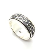 Grafted In Star Fish & Menorah Messianic Silver Ring from Israel