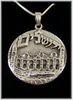 Jerusalem Wall necklace silver hand made in Israel 925 silver heavy Jerusalem Wall necklace silver hand made in Israel 925 silver heavy