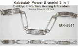 KABBALAH POWER BRACELET 14k Gold & Sterling Silver