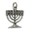 Menorah Pendant. Sterling Silver. 3/4 inch / 2 cm FROM ISRAEL WITH 18" STERLING SILVER BOX CHAIN Menorah Pendant. Sterling Silver. 3/4 inch / 2 cm FROM ISRAEL WITH 18" STERLING SILVER BOX CHAIN