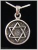 Silver Star of David silver medal necklace from Israel Silver Star of David silver medal necklace from Israel