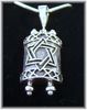 Silver Torah necklace with the Star of David from Israel Silver Torah necklace with the Star of David from Israel