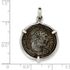 Sterling Silver Antiqued Roman Bronze Constantine I Coin Pendant