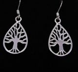 Sterling silver Tree of Life earrings set designed by Mona Ann - item Tree-122 Sterling silver Tree of Life earrings set designed by Mona Ann - item Tree-122