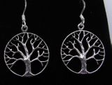 Sterling silver Tree of Life earrings set designed by Mona Ann - item Tree-124 Sterling silver Tree of Life earrings set designed by Mona Ann - item Tree-124