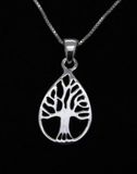 Sterling silver Tree of Life pendant 18" Silver necklace designed by Mona Ann Sterling silver Tree of Life pendant 18" Silver necklace designed by Mona Ann