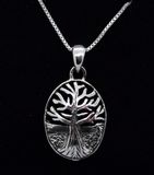 Sterling silver Tree of Life pendant 18" Silver necklace designed by Mona Ann Sterling silver Tree of Life pendant 18" Silver necklace designed by Mona Ann