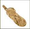 The Sandal of Jesus 14k Gold handmade in the Holy Land 31MM