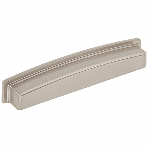Jeffrey Alexander 141-160SN 160 mm Center Satin Nickel Square-to-Center Square Renzo Cabinet Cup Pull