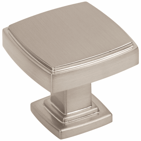 Jeffrey Alexander 141SN 1-1/4" Overall Length Satin Nickel Square Renzo Cabinet Knob