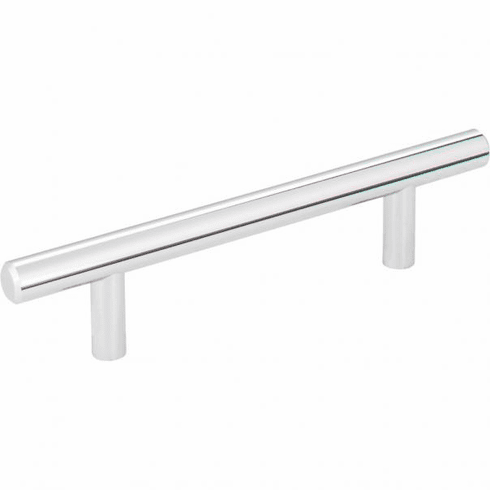 Elements 156PC 96 mm Center-to-Center Polished Chrome Naples Cabinet Bar Pull