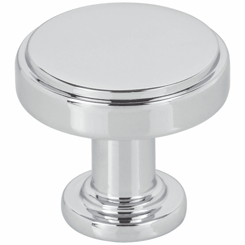 Jeffrey Alexander 171PC 1-1/4" Diameter Polished Chrome Richard Cabinet Knob