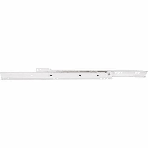 2035DL 14" Cream White 1.0mm Industrial Pack Self Closing Drawer Slide. Drawer Left.