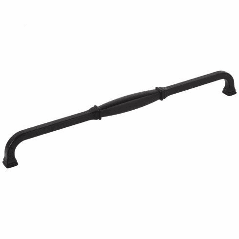 Jeffrey Alexander 278-305MB 305 mm Center-to-Center Matte Black Audrey Cabinet Pull