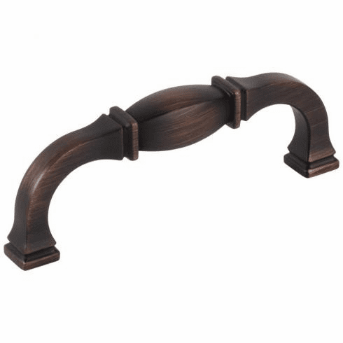 Jeffrey Alexander 278-96DBAC 96 mm Center-to-Center Brushed Oil Rubbed Bronze Audrey Cabinet Pull
