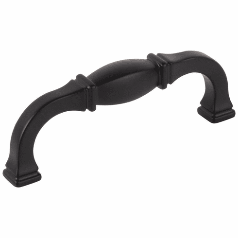 Jeffrey Alexander 278-96MB 96 mm Center-to-Center Matte Black Audrey Cabinet Pull