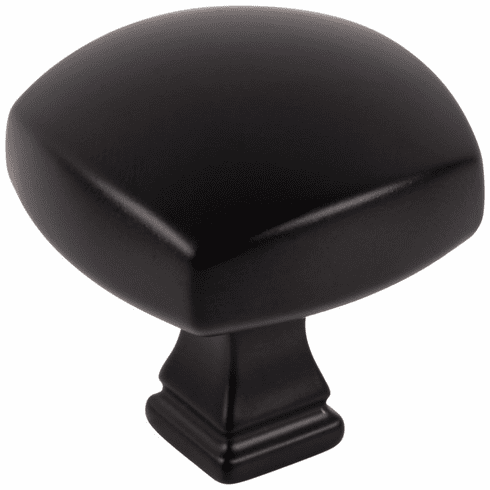 Jeffrey Alexander 278L-MB 1-3/8" Overall Length Matte Black Square Audrey Cabinet Knob