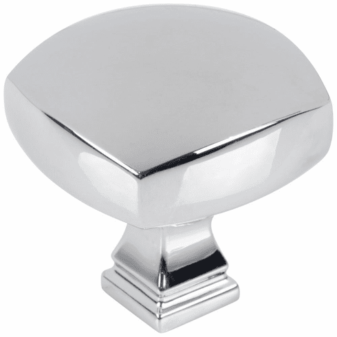 Jeffrey Alexander 278L-PC 1-3/8" Overall Length Polished Chrome Square Audrey Cabinet Knob