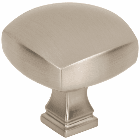 Jeffrey Alexander 278L-SN 1-3/8" Overall Length Satin Nickel Square Audrey Cabinet Knob