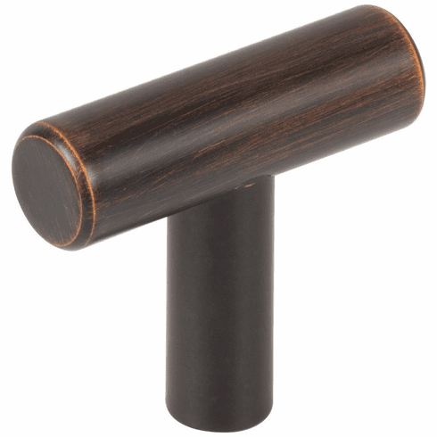 Elements 40DBB 1-9/16" Dark Brushed Bronze Overall Length Naples Cabinet "T" Knob