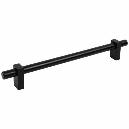 Jeffrey Alexander 478-12MB 12" Center-to-Center Matte Black Larkin Appliance Pull