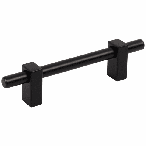 Jeffrey Alexander 478-96MB 96 mm Center-to-Center Matte Black Larkin Cabinet Bar Pull
