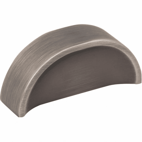 Jeffrey Alexander 484-32BNBDL 32 mm Center-to-Center Brushed Pewter Elara Cabinet Pinch Pull