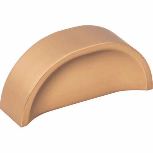 484-32SBZ 32 mm Center-to-Center Satin Bronze Elara Cabinet Pinch Pull