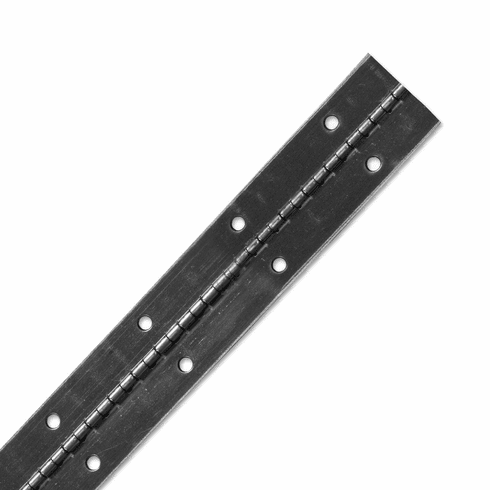 Hardware Resources 5414-2 Bright Nickel 1-1/2" 21 Gauge Steel Piano Hinge in 2 ft Length