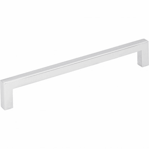 625-160PC 160 mm Center-to-Center Polished Chrome Square Stanton Cabinet Bar Pull