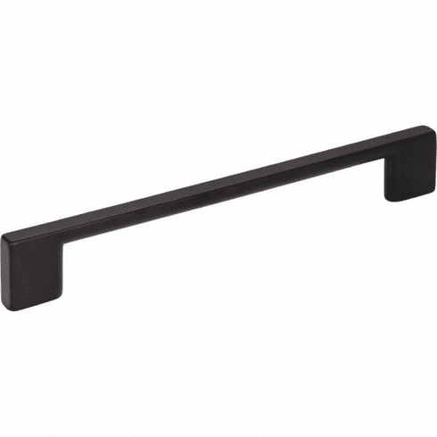 635-160MB 160 mm Center-to-Center Matte Black Square Sutton Cabinet Bar Pull