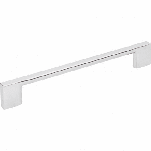 Jeffrey Alexander 635-160PC 160 mm Center-to-Center Polished Chrome Square Sutton Cabinet Bar Pull