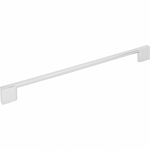 635-256PC 256 mm Center-to-Center Polished Chrome Square Sutton Cabinet Bar Pull