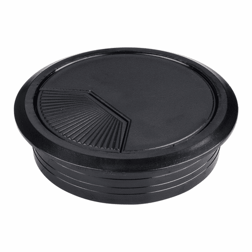 Hardware Resources 69000BK Black 3 Piece Spring Grommet for 75 mm Diameter Hole