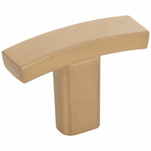 Elements 859T-SBZ 1-1/2" Overall Length Satin Bronze Square Thatcher Cabinet "T" Knob