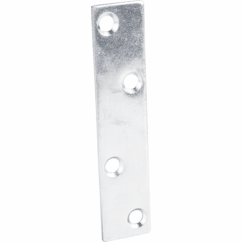 Hardware Resources 9317 4" X 7/8" Zinc Plated Mending Plate