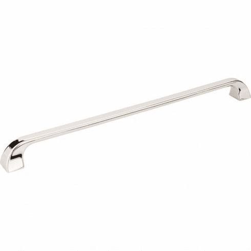 Jeffrey Alexander 972-305NI 305 mm Center-to-Center Polished Nickel Square Marlo Cabinet Pull