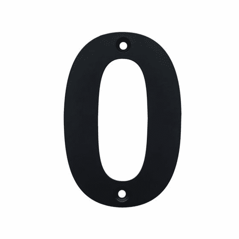 Acorn AN0BP Black Stainless Steel House Number 0 UPC: 052763073210