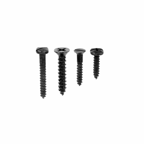 Acorn AQ1B9 #6 x 5/8" Pyramid head slotted screw, Black, Box 100 UPC: 052763008557 - sold 100 per box