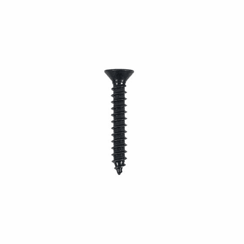 Acorn AS9B9 #7 x 1" Flat head phillips screw, Black Stainless Steel, Box 100 UPC: 052763309326 - sold 100 per box