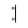 Acorn AZC202-3-POL Deco Nouveau Pull Smooth Iron - Black (Each)
